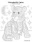 Wonderful Cats Coloring Book for Grown-Ups