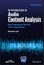 An Introduction to Audio Content Analysis