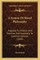 A System Of Moral Philosophy