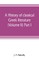 A history of classical Greek literature (Volume II) Part I.