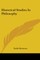 Historical Studies In Philosophy