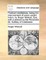 Poetical Meditations, Being the Improvement of Some Vacant Hours, by Roger Wolcott, Esq; With a Preface by the Reverend Mr. Bulkley of Colchester.