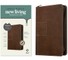 NLT Thinline Reference Zipper Bible, Filament Enabled Edition (Red Letter, Leatherlike, Atlas Rustic Brown, Indexed)