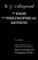 An Essay on Philosophical Method