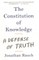 Constitution of Knowledge