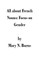 All about French Nouns