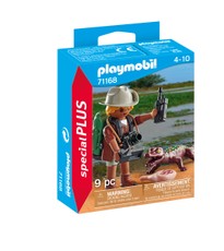 PLAYMOBIL SPECIAL PLUS Researcher with young caiman 71168 PLAYMOBIL SPECIAL PLUS Researcher with young caiman 71168