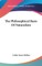 The Philosophical Basis of Naturalism