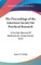 The Proceedings of the American Society for Psychical Research