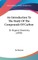 An Introduction To The Study Of The Compounds Of Carbon