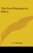 The First Principles In Ethics