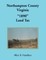 Northampton County, Virginia "1890" Land Tax