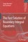 The Fast Solution of Boundary Integral Equations