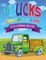 Trucks, Tractors & Cars Coloring Book