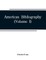 American bibliography