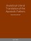 Analytical-Literal Translation of the Apostolic Fathers