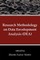 Research Methodology on Data Envelopment Analysis (DEA)