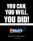 You Can, You Will, You Did!