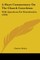 A Short Commentary On The Church Catechism