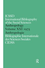Ibss: Anthropology: 1975 Vol 21 Ibss: Anthropology: 1975 Vol 21