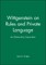 Wittgenstein Rules and Private