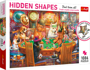 TREFL Puzzle Hidden shapes Dogs 1000 pcs