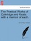 The Poetical Works of Coleridge and Keats