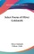 Select Poems of Oliver Goldsmith