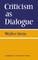 Criticism as Dialogue