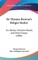 Sir Thomas Browne's Religio Medici