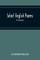 Select English Poems