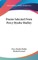 Poems Selected From Percy Bysshe Shelley