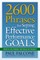2600 Phrases for Setting Effective Performance Goals