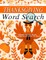 THANKSGIVING word search puzzle books for adults.