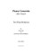 Piano Concerto (After Mozart) 2 piano arrangement