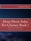 Sheet Music Solos For Clarinet Book 1