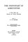 The Principles of Agriculture, A Text-book for Schools and Rural Societies