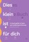 Dieses kleine Buch ist für dich