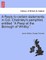 A Reply to Certain Statements in Col. Cholmley's Pamphlet, Entitled a Peep at the Borough of Whitby..