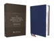 Niv, Side-Column Reference Bible, Personal Size, Premium Goatskin Leather, Blue, Premier Collection, Art Gilded Edges, Comfort Print