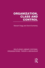 Organization, Class and Control (Rle: Organizations) Organization, Class and Control (Rle: Organizations)