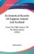 Ecclesiastical Records Of England, Ireland And Scotland