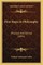First Steps in Philosophy