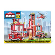 MAX CITY Bricks Fire Station, 976pcs MAX CITY Bricks Fire Station, 976pcs