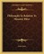 Philosophy in Relation to Masonic Rites