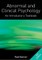 Abnormal and Clinical Psychology