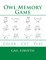 Owl Memory Game