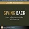 Giving Back