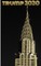 Trump-2020 Gold Chrysler Building writing Drawing Journal.