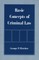 Basic Concepts of Criminal Law